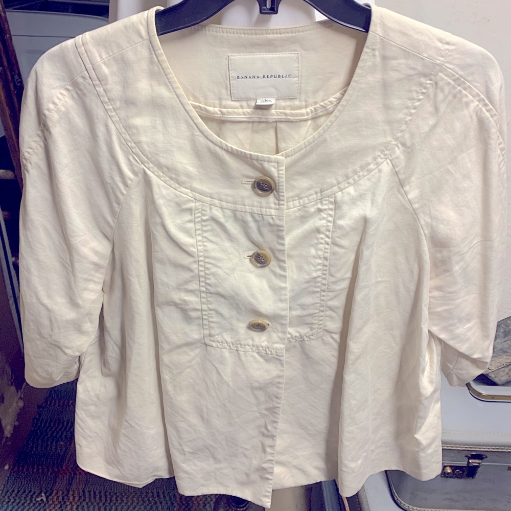Banana Republic Cream Jacket
